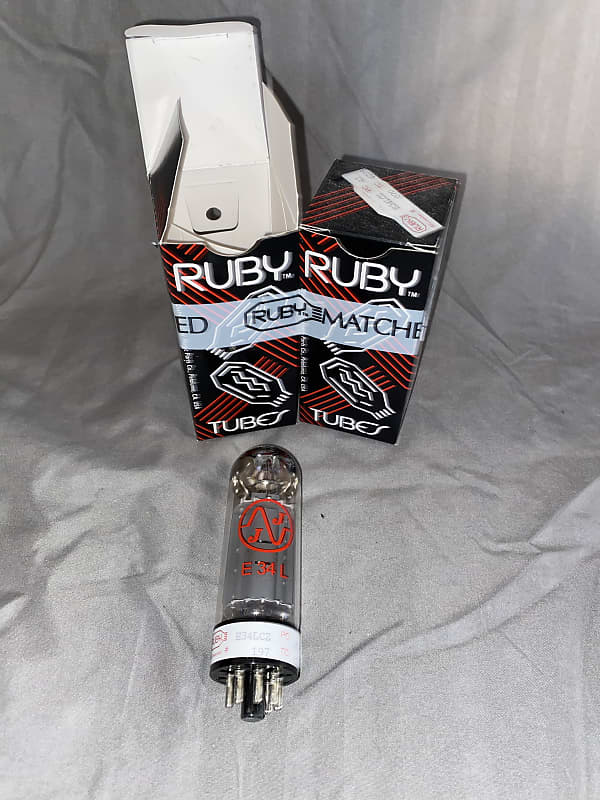 Ruby power tubes EL34LCZ & Preamp Tubes Reverb
