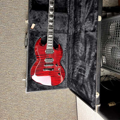 ESP Viper Custom Shop Series See Thru Black Cherry Electric Guitar 