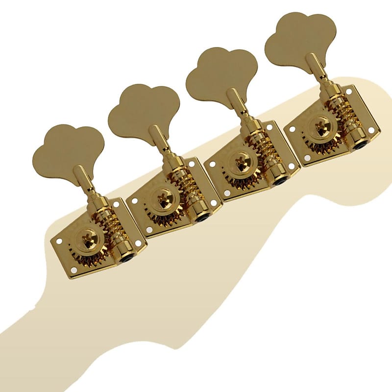 4 x Jazz Bass Compatible Tuners Machine Heads for Left Handed Reverb