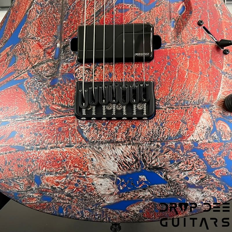 Aristides 070 7-String Electric Guitar w/ Bag-Spiderman | Reverb