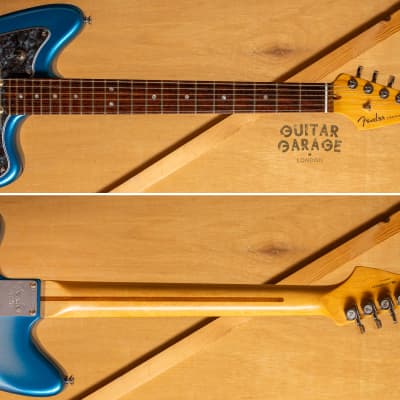 2019 Fender USA American Professional Jazzmaster Limited Edition Skyburst Blue Metallic with American Deluxe neck and AVRI65 pickups image 4