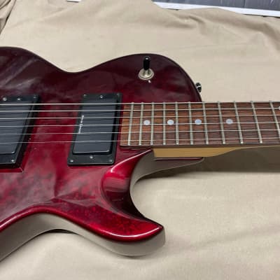 ESP LTD Eclipse Bolt-On Neck Singlecut Guitar - locking tuners missing backs! Red image 5