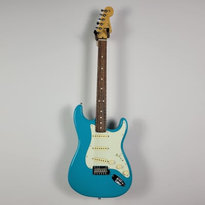 2021 Fender American Professional II Stratocaster - Miami Blue With OHSC image 5