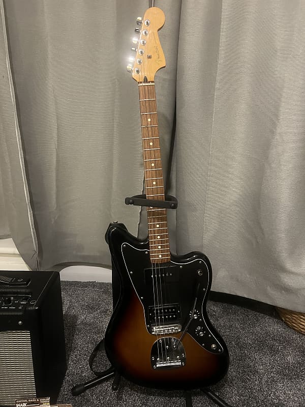 Fender Player Jazzmaster and Fender Mustang amp Reverb