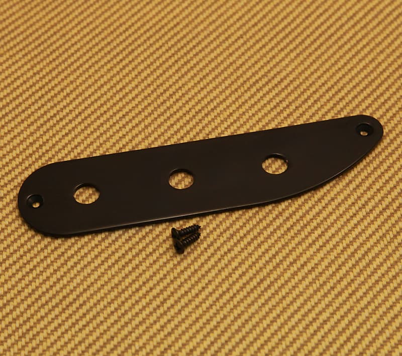 Tbcp 3b Black 3 Hole Tele Bass Control Plate Reverb 9718