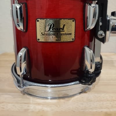 Pearl Session Custom Maple SMX Cranberry Fade 8