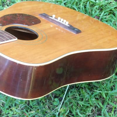 Kay  kay  6100 x braced spruce top acoustic project  1950's natural image 4