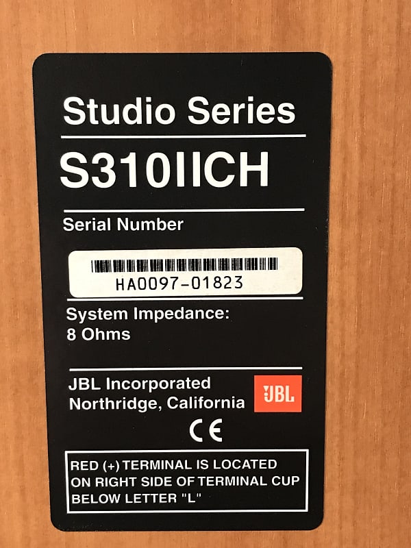 JBL Studio Series S310 II CH Floor Speakers | Reverb