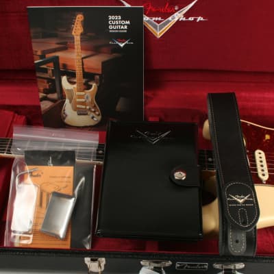 Fender Custom Shop Limited Edition '67 Stratocaster HSS Journeyman Relic Guitar Aged Vintage White CZ577133 image 14