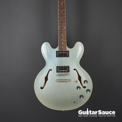 Gibson  Gibson Custom Shop ES 335 Light Blue Sparkle Metallic Used 2008 (Cod. 1432UG) for sale
