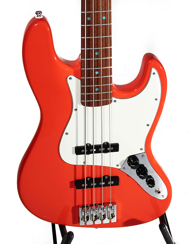 J.M Stewart Guitars JB-60 2022 Fire Red Jazz Bass