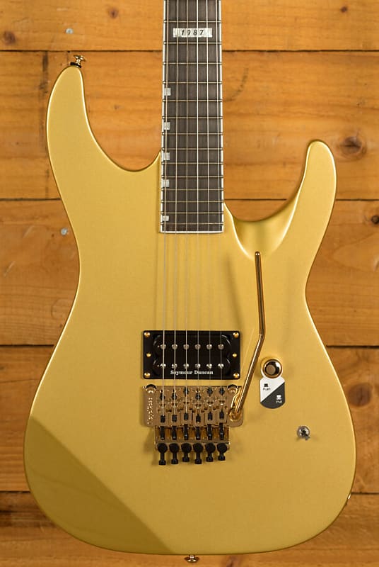 Esp Ltd M 1 Custom 87 Metallic Gold Reverb