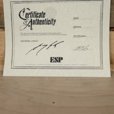 ESP George Lynch Signature Skulls & Snakes Electric Guitar w/ Case image 9