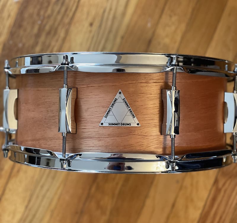 Summit Drums 14x6 Spanish Cedar solid shell snare drum Reverb