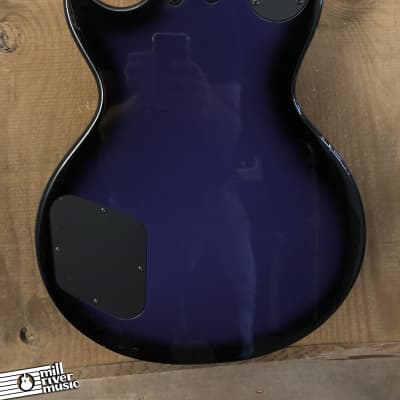 Burny LG-480  LP Special Junior Copy Singlecut Electric Guitar Purple Burst 2000s image 5