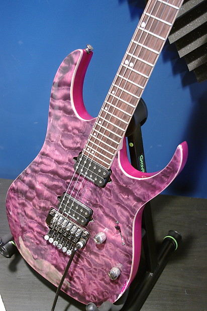 Ibanez RG920QMZ Premium 2011 Purple Quilt (High Voltage | Reverb
