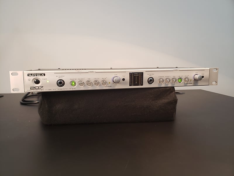 Aphex 207 Two Channel Tube Mic Preamplifier Reverb
