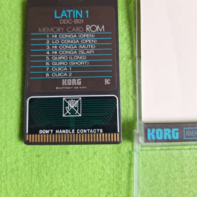 Korg DDC ROM Cards (8 x) for DDD-1 and DDD-5 - PRICE IS PER CARD ! image 22