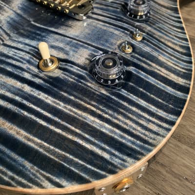 PRS 35th Anniversary Custom 24 10 Top Faded Whale Blue w/ Pattern Thin Neck Paul Reed Smith image 7