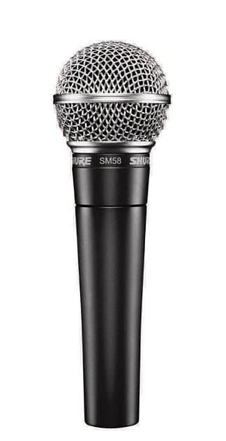 Shure SM58 Cardioid Dynamic Vocal Microphone image 1