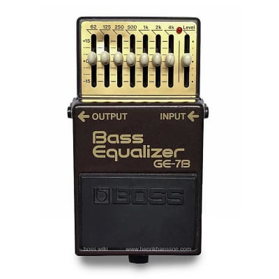 Boss GE-7B Bass Equalizer (Black Label)