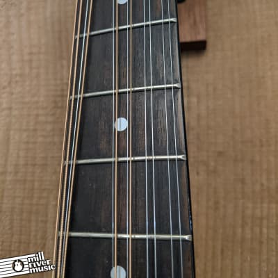 Washburn D12S-12 12-String Dreadnought Acoustic Guitar Natural image 8