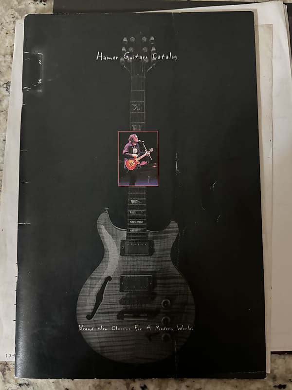Hamer Catalog 1996 Standard artist Archtop eclipse 12 string special mirage Duo Tone. P-90 T 51 vintage S Daytona Californian chaparral bass Cruise bass slammer image 1