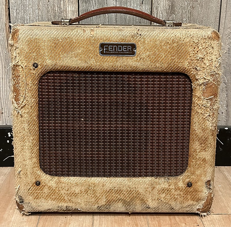 1951 Fender Princeton 5A2 TV Front 4-Watt 1x8" Guitar Combo Tweed, Legendary Piece of Gear From The Dawn of Fender! image 1
