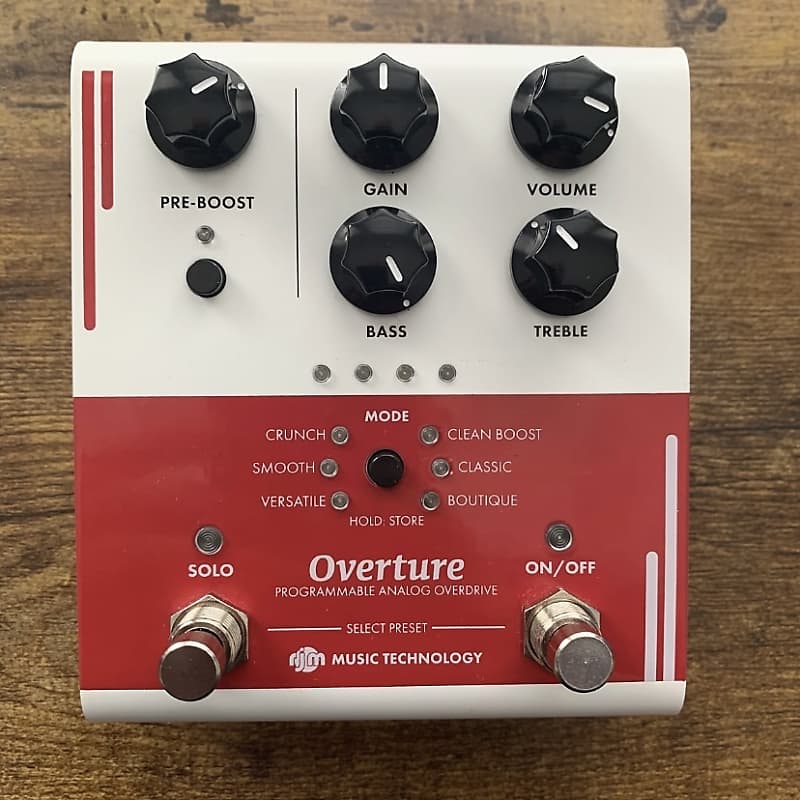 RJM Overture Programable Analog Pedal Reverb