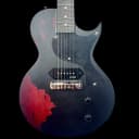 Vintage V120 ICON Electric Guitar Distressed Black Over Cherry Red
