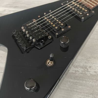 フライングV アンプ内蔵ギター grover jackson Grover Jackson ケリー アンプ内蔵 ミニギター 専用ケース付き