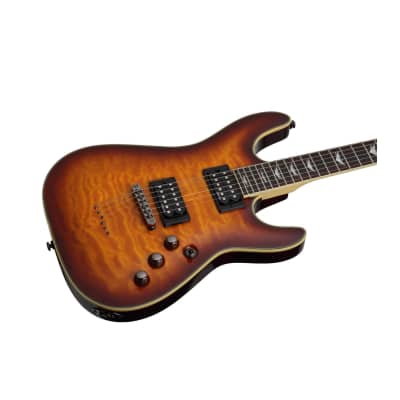 Schecter Omen Extreme-6 6-String Solid Body Maple neck Electric Guitar (Right-Handed, Vintage Sunburst) image 4