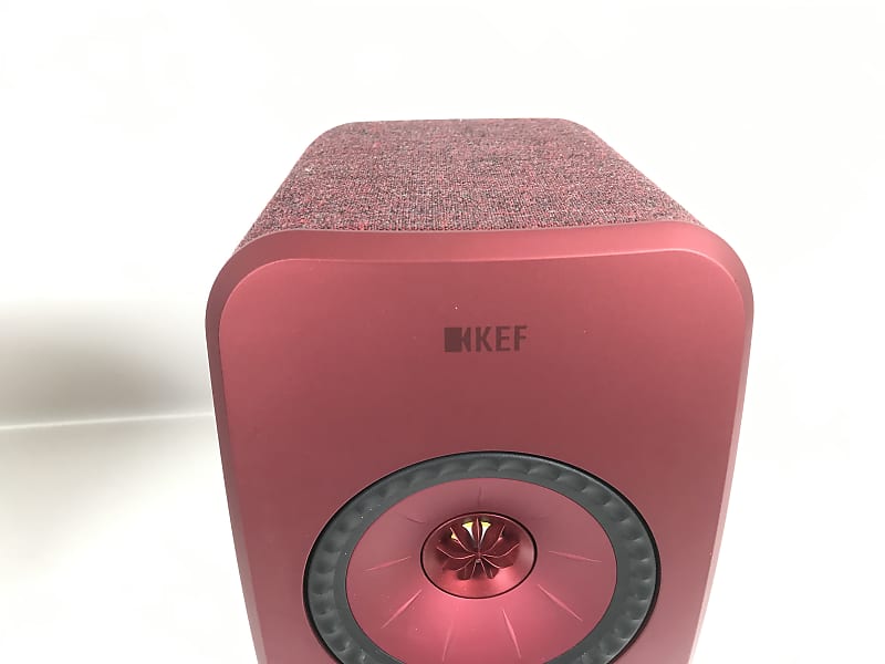 KEF LSX Wireless Speaker Music System (Pair) Red