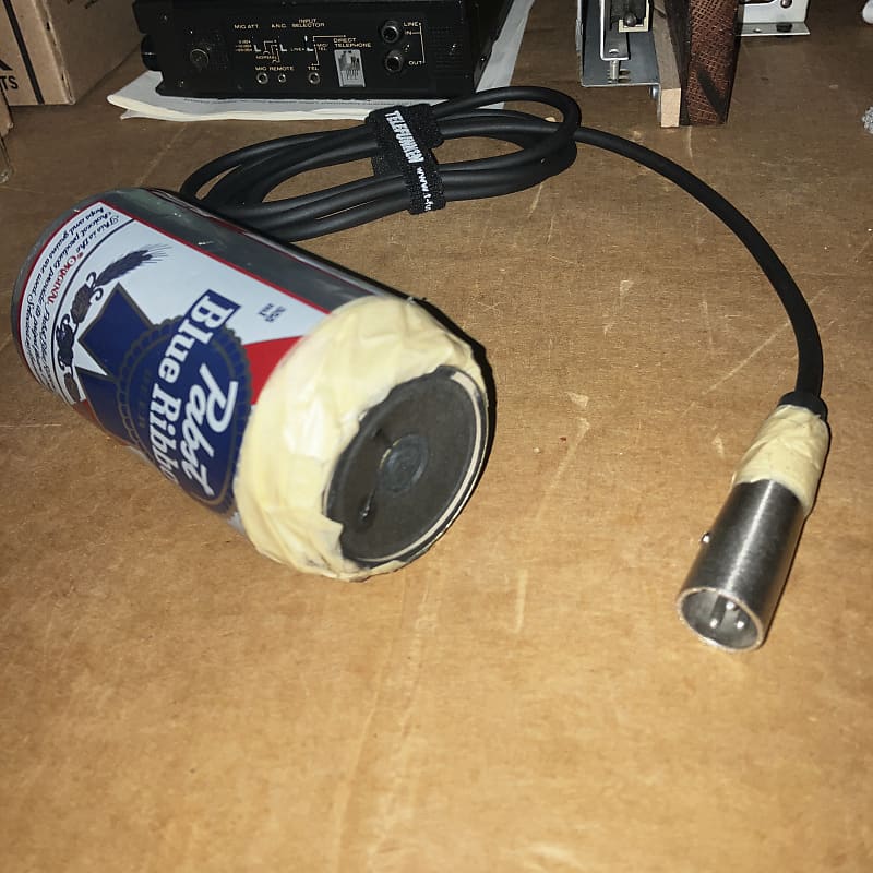 DIY Beer Can Microphone “PBR58” Reverb
