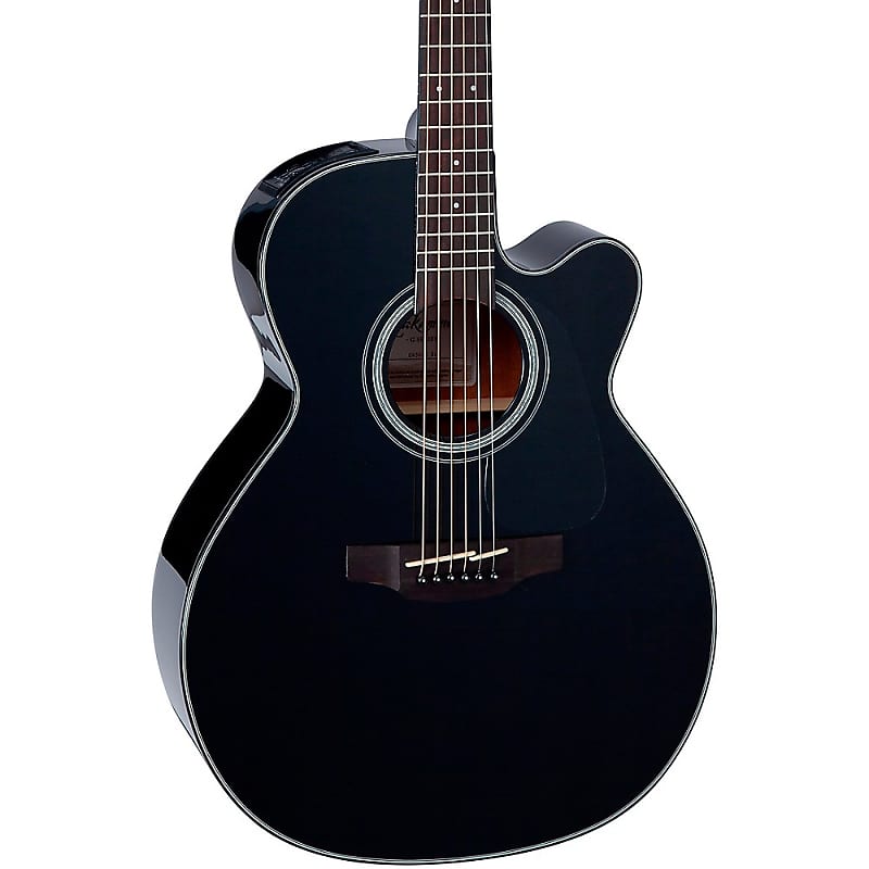 Takamine G Series GN30CE NEX Cutaway Acoustic-Electric Guitar Gloss Black image 1