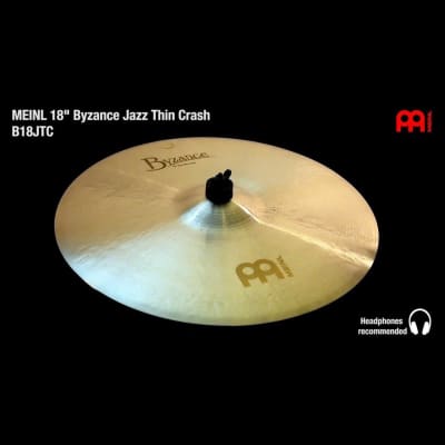 Meinl Byzance Jazz Thin Crash Cymbal 18 image 2