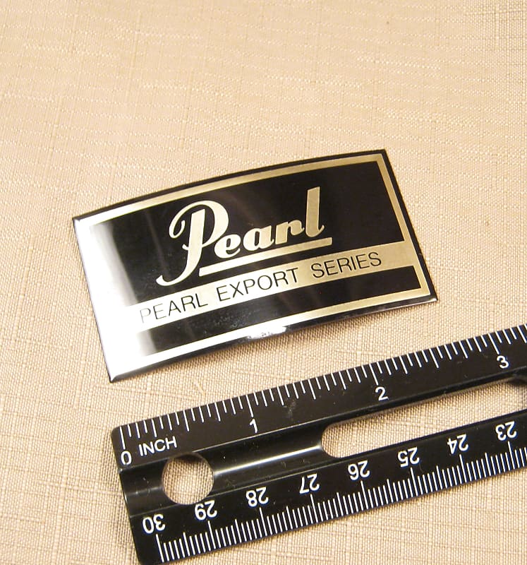 Pearl Export Drum Badge for Bass Tom Snare Drum Lot 66-41 | Reverb