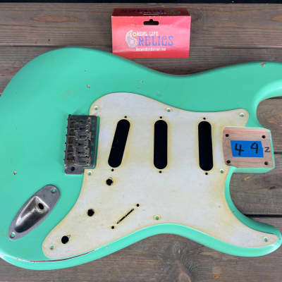 Real Life Relics Strat® Stratocaster® Body Aged Surf Green #2 image 2