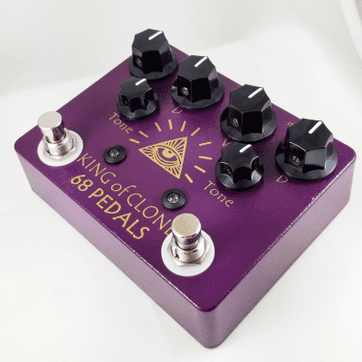 68 Pedals King of Clone Dual Overdrive Pedal | Reverb