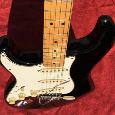 Fender Stratocaster Lefty 1982 Black Dan Smith Fullerton period image 7