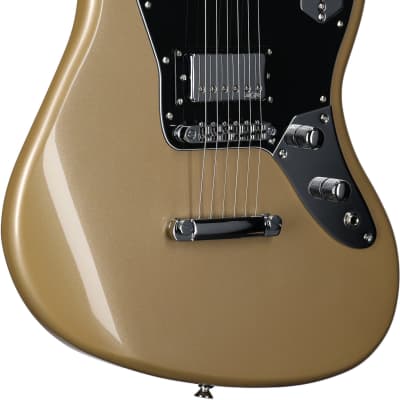 Squier Contemporary Jaguar HH ST Electric Guitar, Shoreline Gold image 4