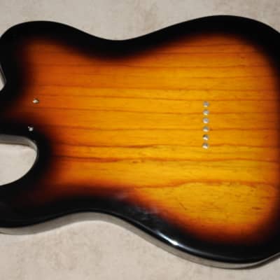 Mighty Mite MM2705AF-2TS Swamp Ash Tele Body 2 Tone Sunburst Thin Poly Finish Weighs 4lbs 8.5oz #2 image 4