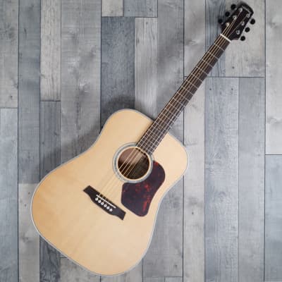 Walden D740-E All Solid Sitka-Mahogany Dreadnought Electro Acoustic Guitar, Includes Padded Bag for sale
