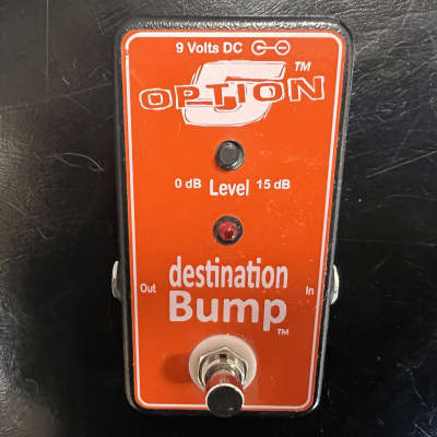 Reverb.com listing, price, conditions, and images for option-5-destination-bump-effects-pedal