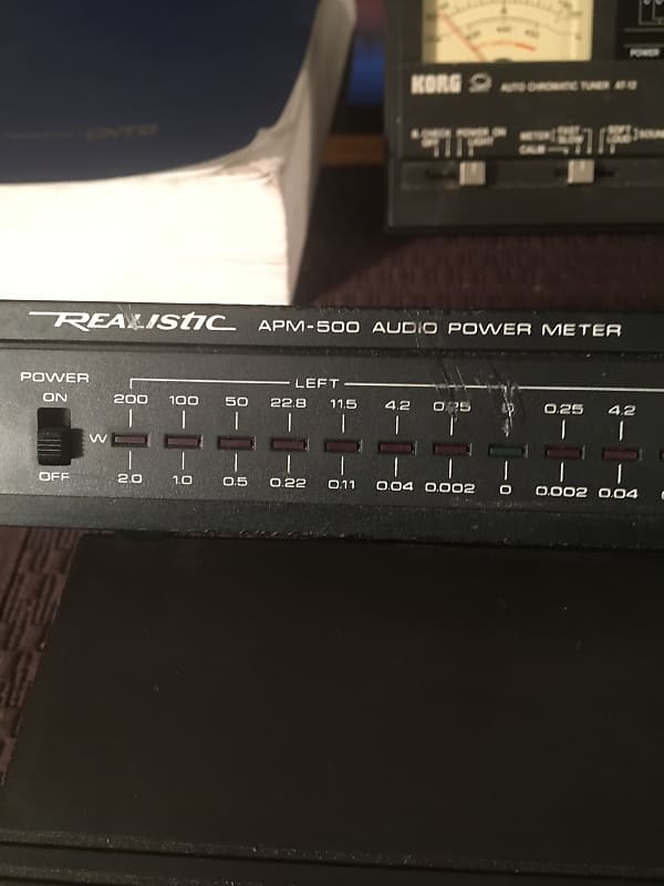 Realistic APM 500 Audio Power Meter 1975 Black Reverb