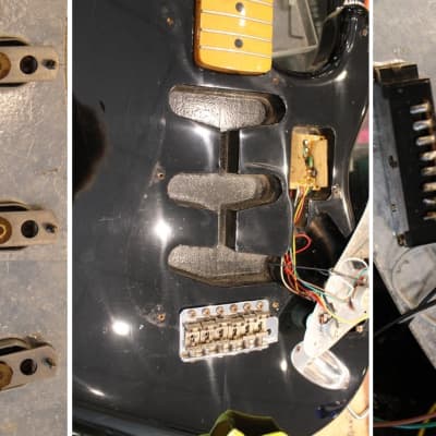 Fender Stratocaster ST'57-95 LS 'lace sensor' 1993 - Black - japan import image 13
