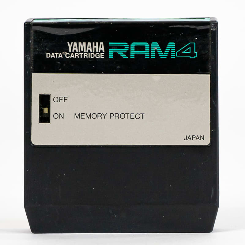 Yamaha Ram4 Data Cartridge for TX802 DX7II S FD RX5 RX7 Synthesizers image 1