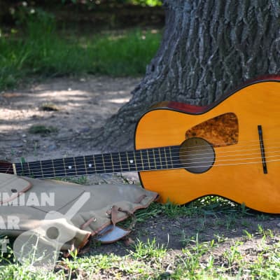 Cremona 533 - vintage parlor travel acoustic guitar, beautiful condition,1974, Czechoslovakia (Luby) image 1
