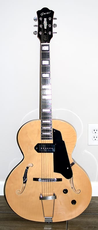 Grote Jazz Hollowbody Electric Guitar P90 Near-Mint | Reverb