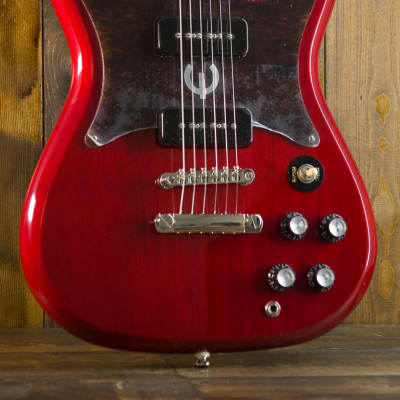 美品　Epiphone　Wilshire　cherrycollar　P−90 Epiphone Wilshire P-90 Electric Guitar - Cherry : Amazon.ca